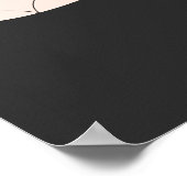 Poster Modèle de Roulé de Chat Sushi Drôle (Coin)
