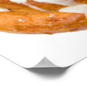 Poster Modèle de rouleau de cannelle à pain (Coin)