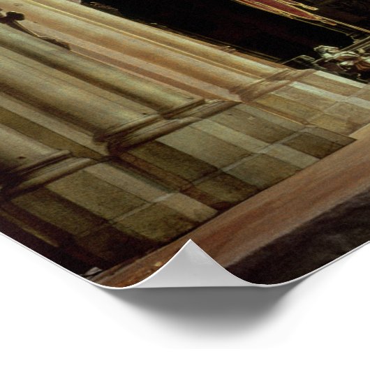 Poster Modèle de scène pour l'opéra (Coin)