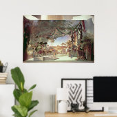 Poster Modèle de scène pour l'opéra 'Die Meistersinger (Bureau à domicile)