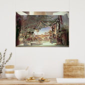 Poster Modèle de scène pour l'opéra 'Die Meistersinger (Cuisine)