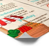 Poster Modèle de semaine d'appréciation des enseignants d (Coin)