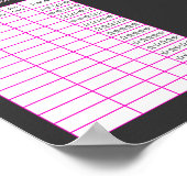 Poster Modèle de suivi de lecture numérique pour tablette (Coin)