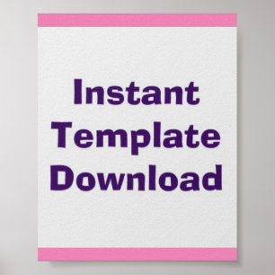 Poster Modèle de téléchargement instantané de l'affiche