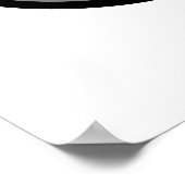 Poster Modèle de téléphone mobile simple noir et blanc (Coin)