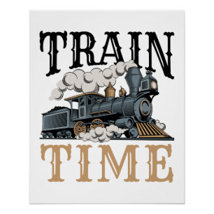 Poster Modèle de temps de train Modélisme ferroviaire Mod