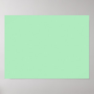 Poster Modèle de tendance couleur de la Monnaie verte 20