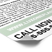 Poster Modèle de tête, Chirurgien plastique, Chirurgie pl (Coin)