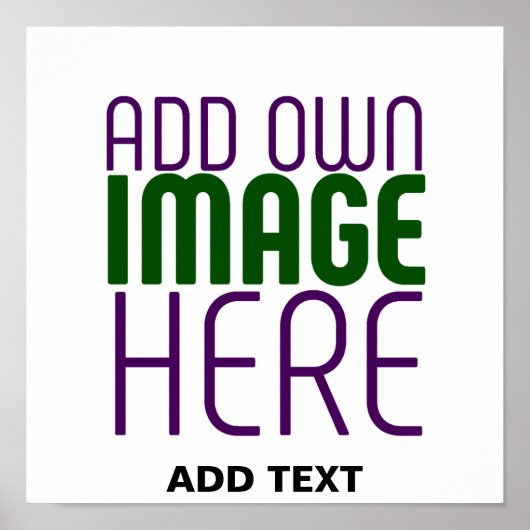 POSTER MODELE DE TEXTE D'IMAGE BLANC SIMPLE ÉDITABLE MODE (Devant)