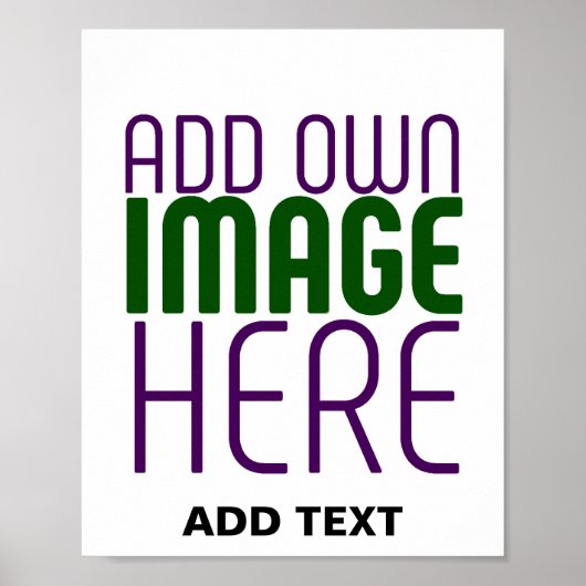 POSTER MODELE DE TEXTE D'IMAGE BLANCHE SIMPLE ET MODIFIAB (Devant)
