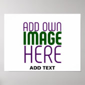 POSTER MODÈLE DE TEXTE D'IMAGE BLANCHE SIMPLE MODERNE (Devant)