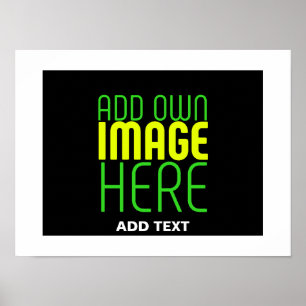 POSTER MODELE DE TEXTE D'IMAGE NOIRE SIMPLE ET MODIFIABLE