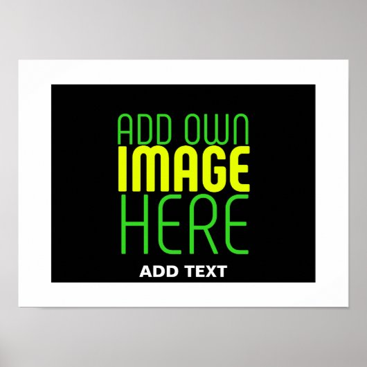 POSTER MODELE DE TEXTE D'IMAGE NOIRE SIMPLE ET MODIFIABLE (Devant)