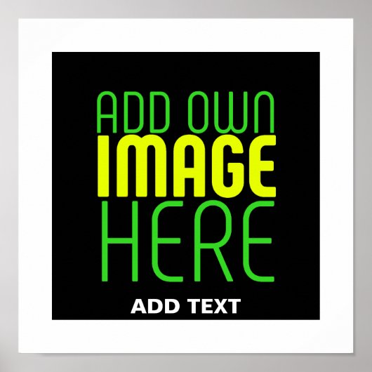 POSTER MODELE DE TEXTE D'IMAGE NOIRE SIMPLE ET MODIFIABLE (Devant)