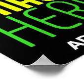 POSTER MODELE DE TEXTE D'IMAGE NOIRE SIMPLE ET MODIFIABLE (Coin)