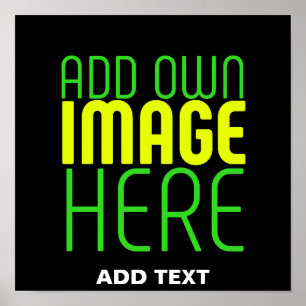 POSTER MODELE DE TEXTE D'IMAGE NOIRE SIMPLE ET MODIFIABLE