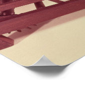 Poster Modèle de travail d'un métier à tisser (Coin)