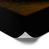 Poster Modèle de vague de singularité de trou noir (Coin)