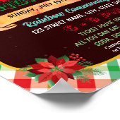 Poster Modèle de vente de gâteaux de Noël (Coin)