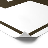 Poster Modèle de vitesse limite 40 | Fête du 40e annivers (Coin)