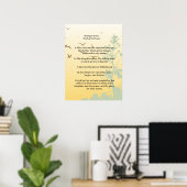 Poster Modèle d'Écriture, La Prière du Seigneur (Bureau à domicile)