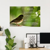 Poster Modèle d'Écriture, Le Notre Père (Bureau à domicile)