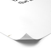 Poster Modèle d'Écriture, Le Notre Père, noir (Coin)