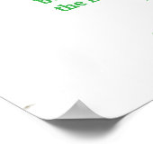 Poster Modèle d'Écriture, Le Notre Père, vert (Coin)