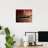 Poster Modèle dentaire et bracelets de dents (Bureau à domicile)