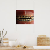 Poster Modèle dentaire et bracelets de dents (Cuisine)