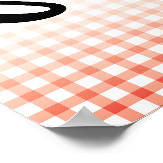 Poster Modèle dîner Décontracté italien (Coin)