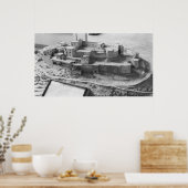Poster Modèle du Krak des Chevaliers, modèle (Cuisine)