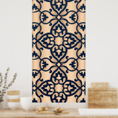 Poster Modèle du panneau de découpe laser (Cuisine)