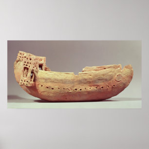 Poster Modèle d'un bateau avec pont à haute caca