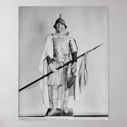 Poster Modèle d'un cavalier carolingien (Devant)