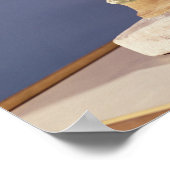 Poster Modèle d'une femme faisant de la bière, Vieux Roya (Coin)