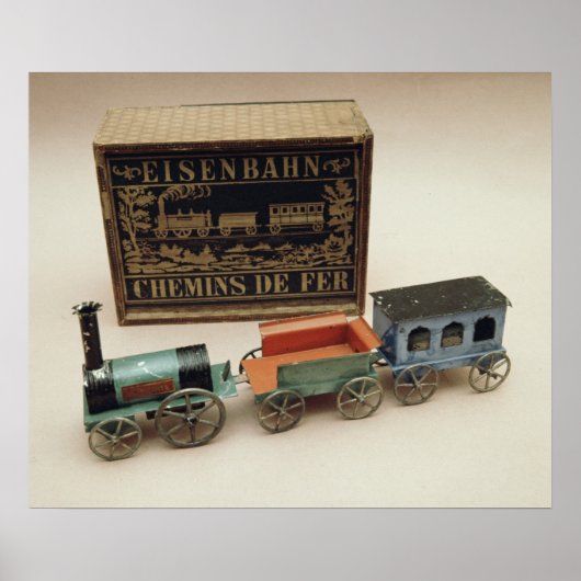 Poster Modèle ferroviaire, c.1870 (Devant)