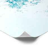 Poster modèle feuille arrière - plan feuille (Coin)