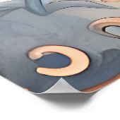 Poster Modèle floral (Coin)