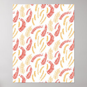 Poster Modèle floral