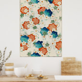 Poster Modèle floral de Shin Bijutsukai (Cuisine)