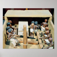 Modèle funéraire d'un atelier de menuiserie
