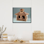Poster Modèle funéraire d'une maison, dynastie Han (Cuisine)