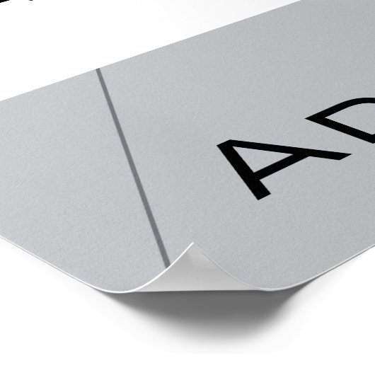 Poster Modèle Générique 2 (Coin)