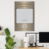 Poster Modèle Générique Brown (Bureau à domicile)