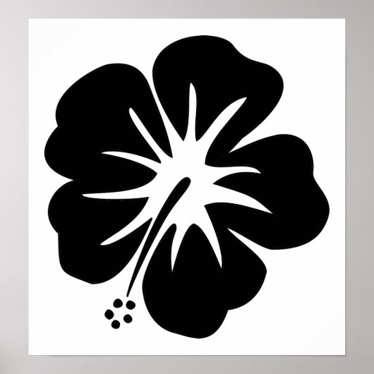 Poster Modèle Hibiscus (Devant)