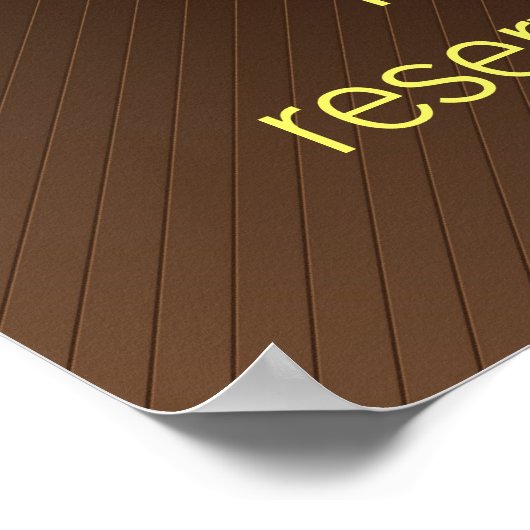 Poster Modèle Le Bistro (Coin)