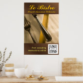 Poster Modèle Le Bistro (Cuisine)
