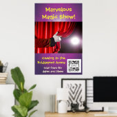 Poster Modèle Magie Show (Bureau à domicile)