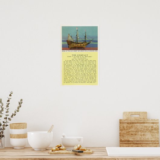Poster Modèle Mayflower (Cuisine)